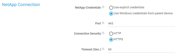 NetApp Connection